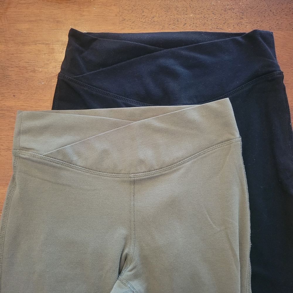 Old Navy Kids Leggings in Black and Green